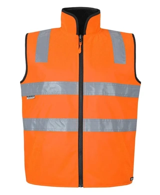 WORKWEAR, SAFETY & CORPORATE CLOTHING SPECIALISTS - JB's HI VIS 4602.1 (D+N) REVERSIBLE VEST