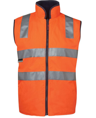 WORKWEAR, SAFETY & CORPORATE CLOTHING SPECIALISTS JB's HI VIS 4602.1 (D+N) REVERSIBLE VEST