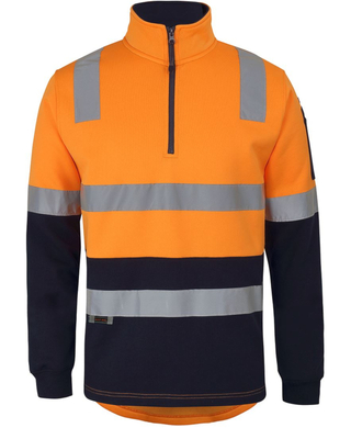 WORKWEAR, SAFETY & CORPORATE CLOTHING SPECIALISTS Jb's 1/2 Zip Aust. Rail (D+N) Fleece Sweater