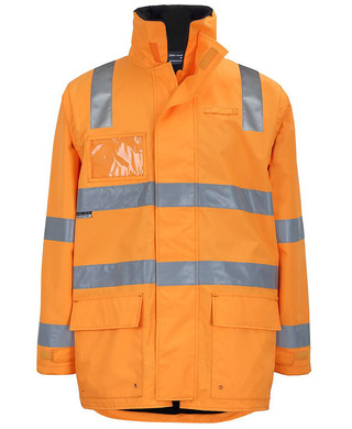 WORKWEAR, SAFETY & CORPORATE CLOTHING SPECIALISTS JB's Aust. Rail D+N Zip Off Sleeve L/Line Jacket