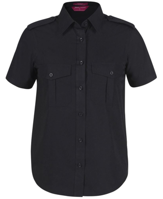 WORKWEAR, SAFETY & CORPORATE CLOTHING SPECIALISTS - JB's Ladies Short Sleeve Epaulette Shirt