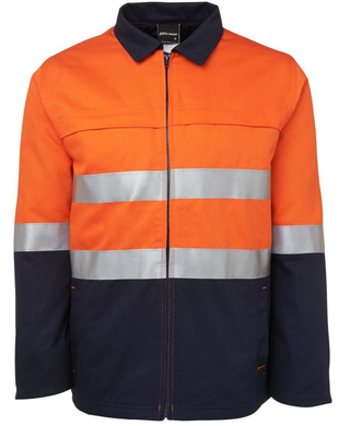 WORKWEAR, SAFETY & CORPORATE CLOTHING SPECIALISTS JB's HV (D+N) Cotton Jacket