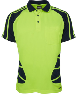 WORKWEAR, SAFETY & CORPORATE CLOTHING SPECIALISTS - Jb's Hi Vis S/S Spider Polo