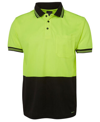 WORKWEAR, SAFETY & CORPORATE CLOTHING SPECIALISTS JB's Hi Vis Short Sleeve Traditional Polo