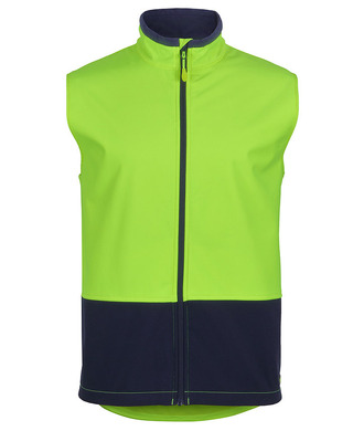 WORKWEAR, SAFETY & CORPORATE CLOTHING SPECIALISTS JB's Hi Vis Water Resist Softshell Vest