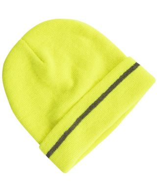 WORKWEAR, SAFETY & CORPORATE CLOTHING SPECIALISTS - JB's Fluro Reflective Beanie