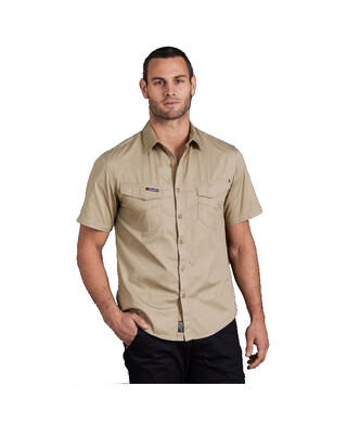 WORKWEAR, SAFETY & CORPORATE CLOTHING SPECIALISTS - Tradies - Narrow Tradies Shirt S/S