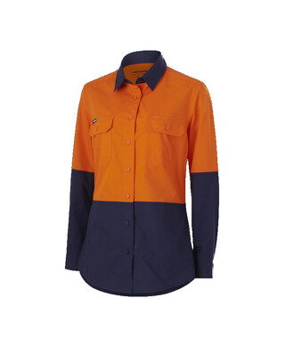 WORKWEAR, SAFETY & CORPORATE CLOTHING SPECIALISTS - WOMENS WORKCOOL SPL SHIRT L/S