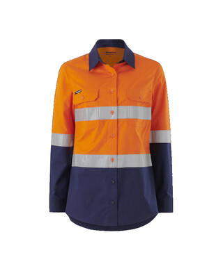 WORKWEAR, SAFETY & CORPORATE CLOTHING SPECIALISTS - WOMENS WORKCOOL REF SHIRT L/S