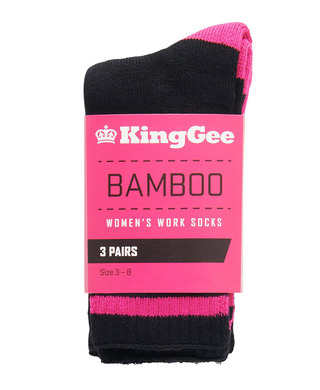 WORKWEAR, SAFETY & CORPORATE CLOTHING SPECIALISTS Originals - WMN BAMBOO SOCK 3PK