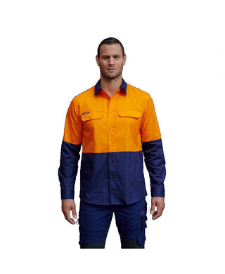 WORKWEAR, SAFETY & CORPORATE CLOTHING SPECIALISTS - Workcool - WC PRO HI VIS SHIRT - LONG SLEEVE