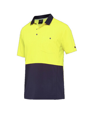 WORKWEAR, SAFETY & CORPORATE CLOTHING SPECIALISTS - Workcool - Hyperfreeze Spliced Polo Short Sleeve