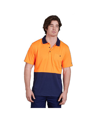 WORKWEAR, SAFETY & CORPORATE CLOTHING SPECIALISTS Workcool - Hyperfreeze Spliced Polo Short Sleeve