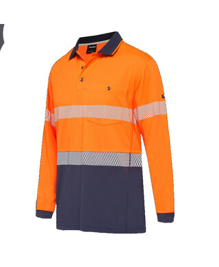 WORKWEAR, SAFETY & CORPORATE CLOTHING SPECIALISTS - Workcool - Hyperfreeze Spliced Taped Polo L/S