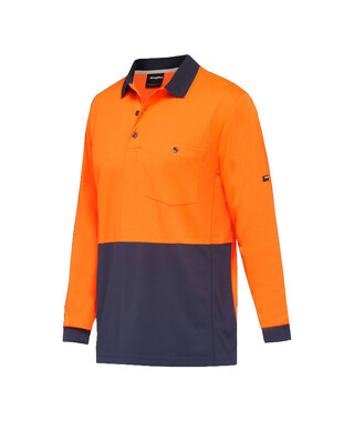 WORKWEAR, SAFETY & CORPORATE CLOTHING SPECIALISTS - Workcool - Hyperfreeze Spliced Polo L/S