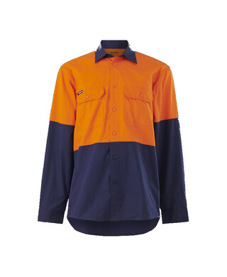 WORKWEAR, SAFETY & CORPORATE CLOTHING SPECIALISTS - WC SPLICED SHIRT L/S