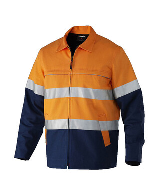 WORKWEAR, SAFETY & CORPORATE CLOTHING SPECIALISTS - Originals - Reflective Spliced Nano-Tex Cotton Drill Jacket