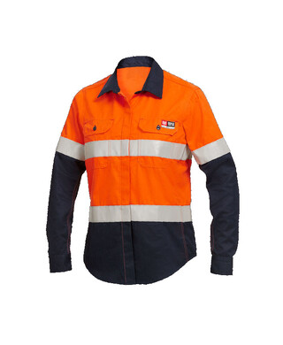 WORKWEAR, SAFETY & CORPORATE CLOTHING SPECIALISTS - FR SHRT LS 2T TP WMS