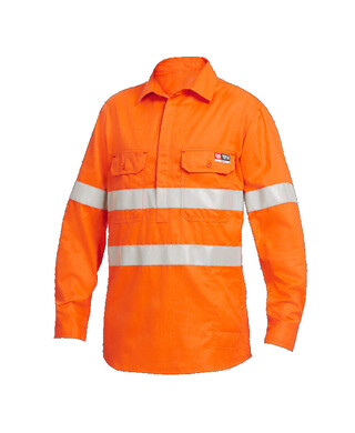 WORKWEAR, SAFETY & CORPORATE CLOTHING SPECIALISTS - FR CF SHIRT LS HV TP