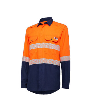 WORKWEAR, SAFETY & CORPORATE CLOTHING SPECIALISTS - LEN FR SHIRT LS 2T T