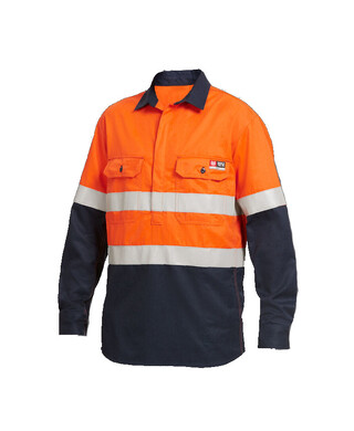 WORKWEAR, SAFETY & CORPORATE CLOTHING SPECIALISTS - FR CF SHIRT LS 2T TP