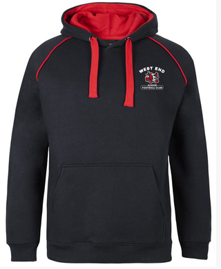 WORKWEAR, SAFETY & CORPORATE CLOTHING SPECIALISTS JB's CONTRAST FLEECY HOODIE  - $67.90 Includes Decoration Front and Back