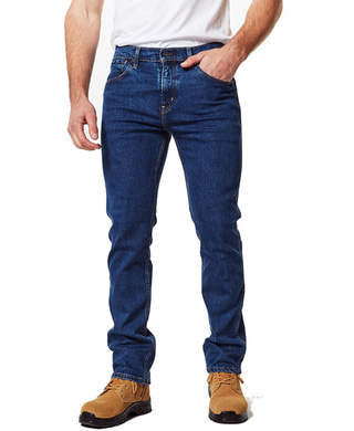 WORKWEAR, SAFETY & CORPORATE CLOTHING SPECIALISTS 505 Regular Fit Workwear Jeans - Dark Stonewash