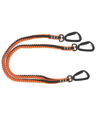 WORKWEAR, SAFETY & CORPORATE CLOTHING SPECIALISTS Tool Lanyard Twin Tail- Dbl Act Kara x 3