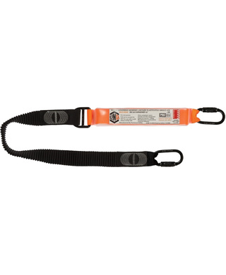 WORKWEAR, SAFETY & CORPORATE CLOTHING SPECIALISTS - LINQ Elite Single Leg Elasticated Lanyard  with Hardware KD X2