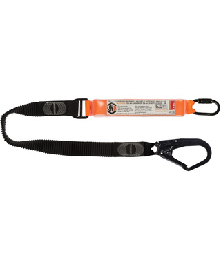 WORKWEAR, SAFETY & CORPORATE CLOTHING SPECIALISTS - LINQ Elite Single Leg Elasticated Lanyard with Hardware KD & SD