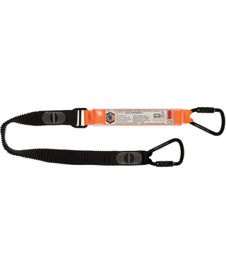 WORKWEAR, SAFETY & CORPORATE CLOTHING SPECIALISTS - LINQ Elite Single Leg Elasticated Lanyard with Hardware KT X2