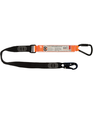 WORKWEAR, SAFETY & CORPORATE CLOTHING SPECIALISTS - LINQ Elite Single Leg Elasticated Lanyard with Hardware KT & SN