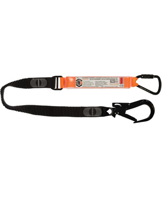 WORKWEAR, SAFETY & CORPORATE CLOTHING SPECIALISTS - LINQ Elite Single Leg Elasticated Lanyard with Hardware KT & ST