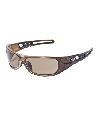 WORKWEAR, SAFETY & CORPORATE CLOTHING SPECIALISTS (ME504) - Mack Longhaul Safety Spec Brown Tint Polarized Lens
