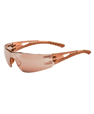 WORKWEAR, SAFETY & CORPORATE CLOTHING SPECIALISTS - Mack VX2 Safety Spec Light Brown Mirror Lens