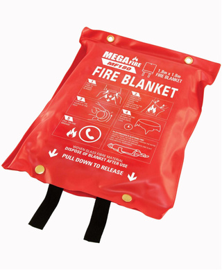 WORKWEAR, SAFETY & CORPORATE CLOTHING SPECIALISTS 1.8m x 1.8m Fire Blanket