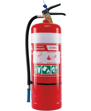 WORKWEAR, SAFETY & CORPORATE CLOTHING SPECIALISTS HEAVY DUTY 9kg ABE Extinguisher c/w Wall Bracket