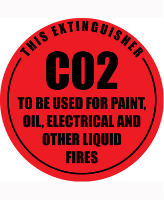 WORKWEAR, SAFETY & CORPORATE CLOTHING SPECIALISTS CO2 Identification Sign