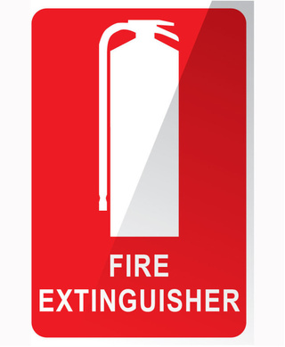 WORKWEAR, SAFETY & CORPORATE CLOTHING SPECIALISTS Extinguisher Location Sign