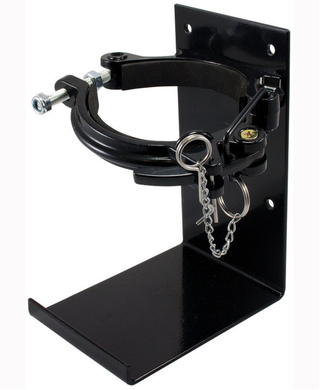 WORKWEAR, SAFETY & CORPORATE CLOTHING SPECIALISTS 4.5kg Cannon Style Heavy Duty Black Powder Coated Bracket