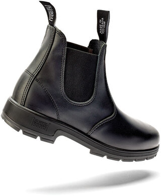 WORKWEAR, SAFETY & CORPORATE CLOTHING SPECIALISTS - Black K9 Elastic Sided Boot