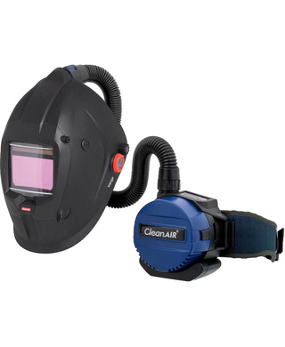 WORKWEAR, SAFETY & CORPORATE CLOTHING SPECIALISTS Ready 2 Weld Kit - CleanAIR Basic & Verus Welding Helmet in premium duffel bag (Was RWV1126-CB)