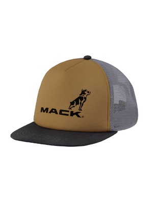 WORKWEAR, SAFETY & CORPORATE CLOTHING SPECIALISTS MACK FIRM FLAT BRIM FOAM TRI COLOUR TRUCKER