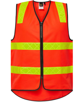 WORKWEAR, SAFETY & CORPORATE CLOTHING SPECIALISTS NCC-WV7003 Vic Road Hi Vis Vest with Tape