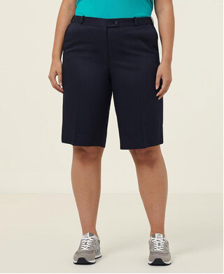 WORKWEAR, SAFETY & CORPORATE CLOTHING SPECIALISTS - NNT - P/V GABERDINE WOMENS SECRET WAIST SHORT