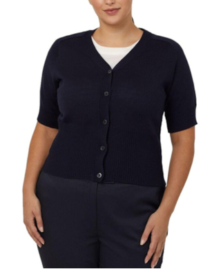 WORKWEAR, SAFETY & CORPORATE CLOTHING SPECIALISTS - NNT - SS RIB TRIM CARDIGAN