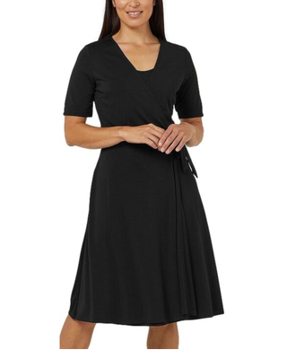 WORKWEAR, SAFETY & CORPORATE CLOTHING SPECIALISTS - JERSEY WRAP DRESS