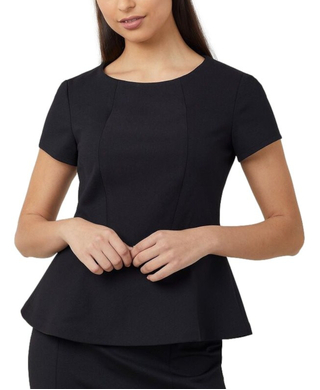 WORKWEAR, SAFETY & CORPORATE CLOTHING SPECIALISTS - NNT - CAP SLEEVE PEPLUM TOP