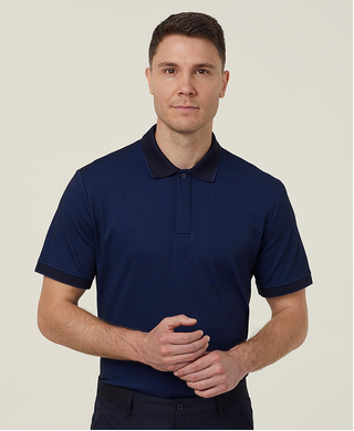 WORKWEAR, SAFETY & CORPORATE CLOTHING SPECIALISTS - TEXTURED S/S POLO