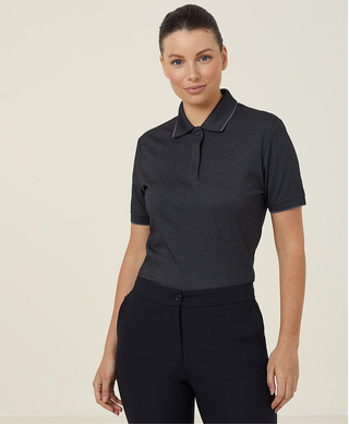 WORKWEAR, SAFETY & CORPORATE CLOTHING SPECIALISTS - TEXTURED S/S POLO